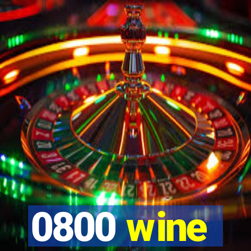 0800 wine